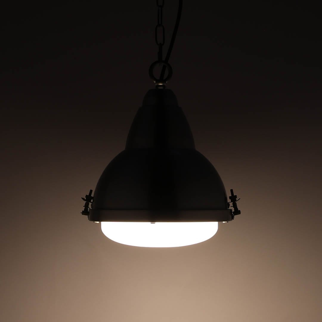 ALUMINUM WAREHOUSE LAMP SATIN