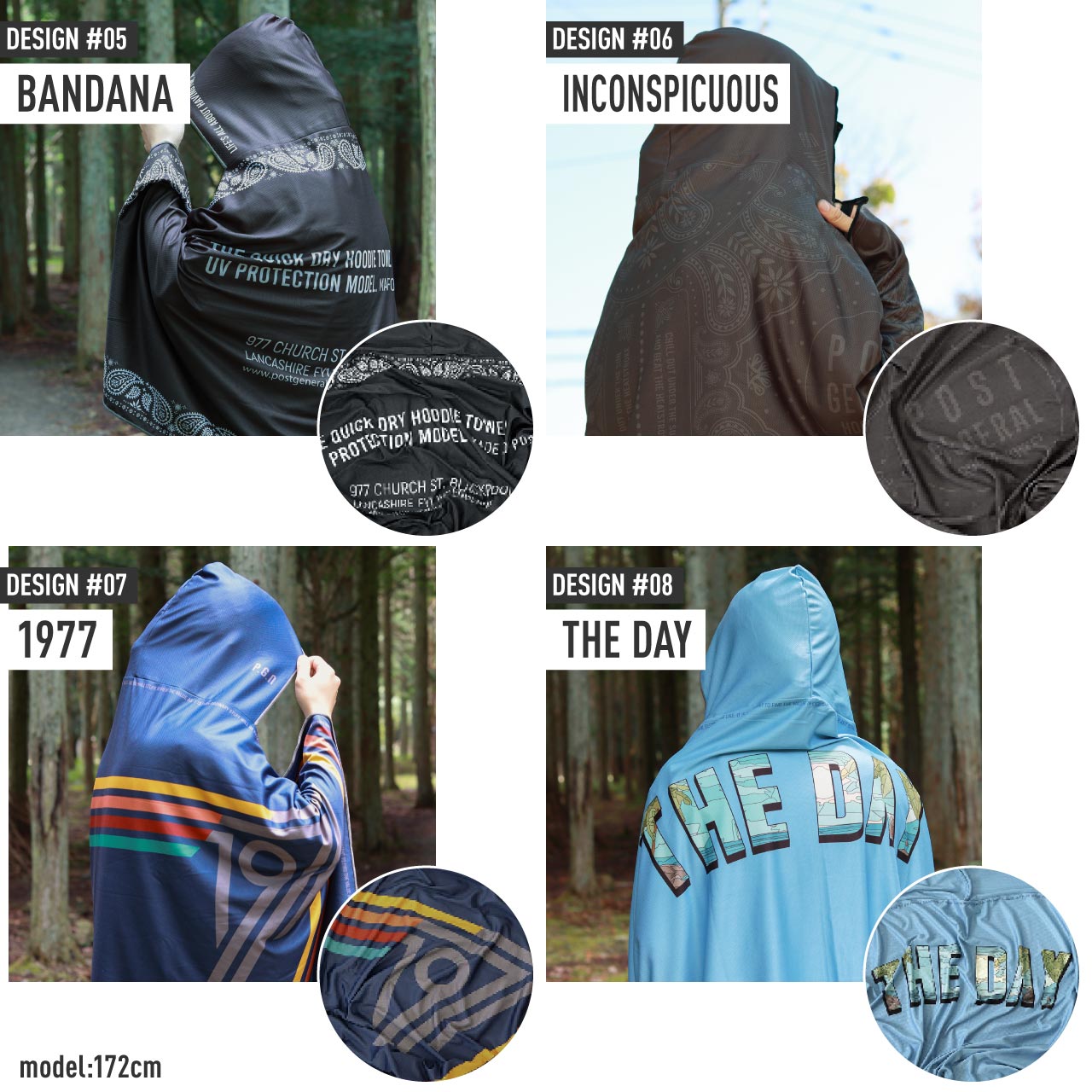 QUICK-DRY HOODIE TOWEL BIG UV/クイックドライフーディータオル ビッグ UV