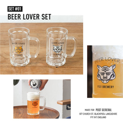 BEER LOVER MUG -PACK2-/ビアーラバーマグ 2個セット