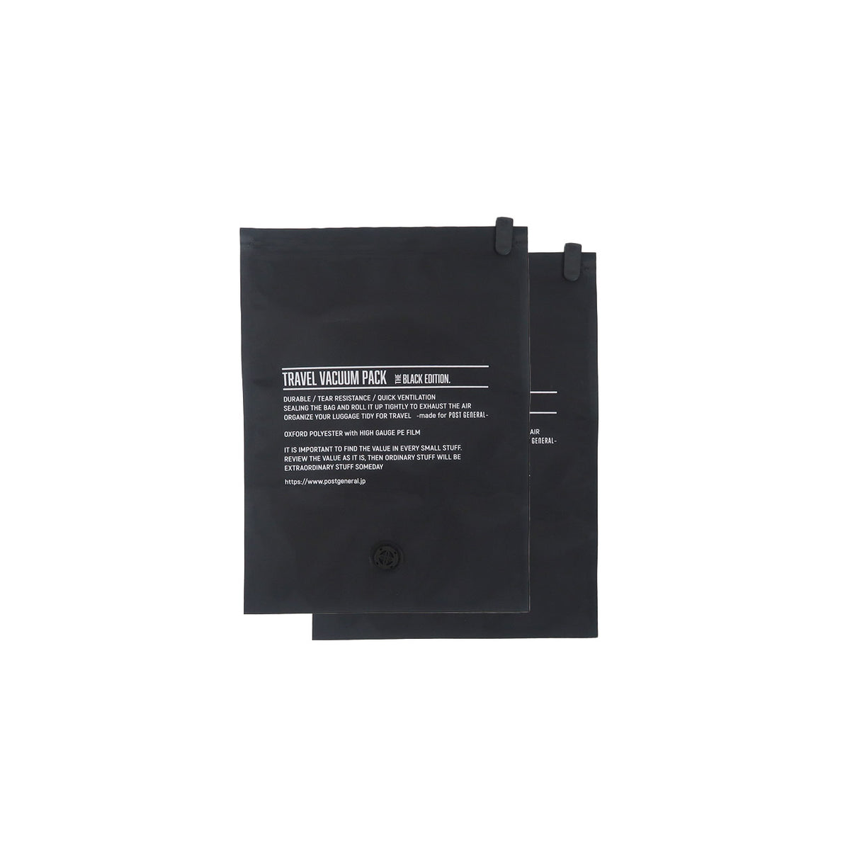 TRAVEL VACUUM PACK  -PACK2- / トラベルバキュームパック  2枚セット