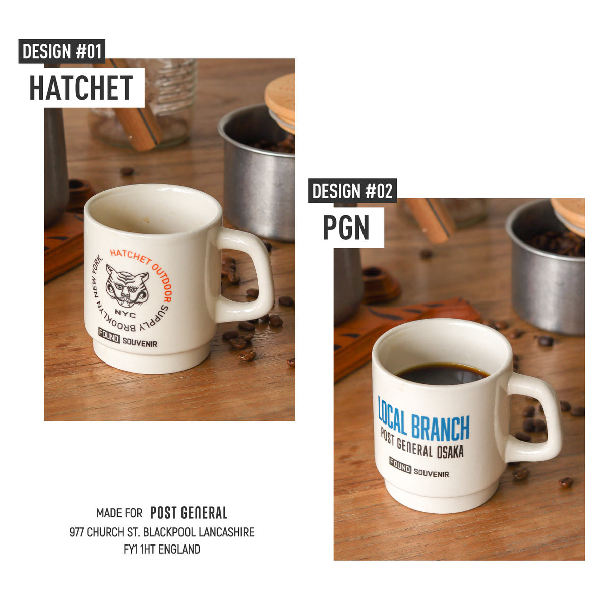 FOUND SOUVENIR MUG CUP / ファウンドスーベニア マグカップ