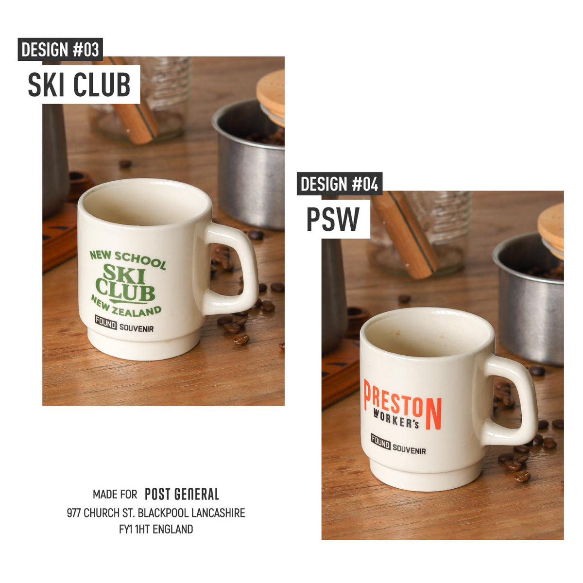 FOUND SOUVENIR MUG CUP / ファウンドスーベニア マグカップ