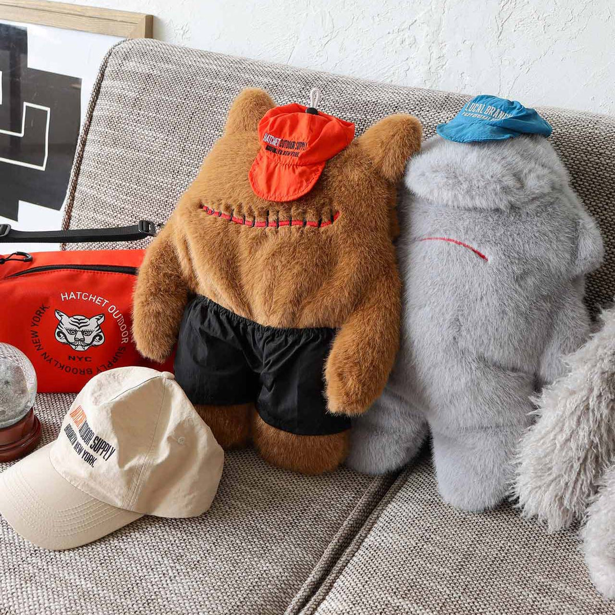 FOUND SOUVENIR STREET MONSTER HOT-WATER BAG COVER  /ファウンドスーベニア ストリートモンスター湯たんぽカバー