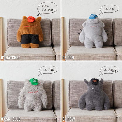 FOUND SOUVENIR STREET MONSTER HOT-WATER BAG COVER  /ファウンドスーベニア ストリートモンスター湯たんぽカバー
