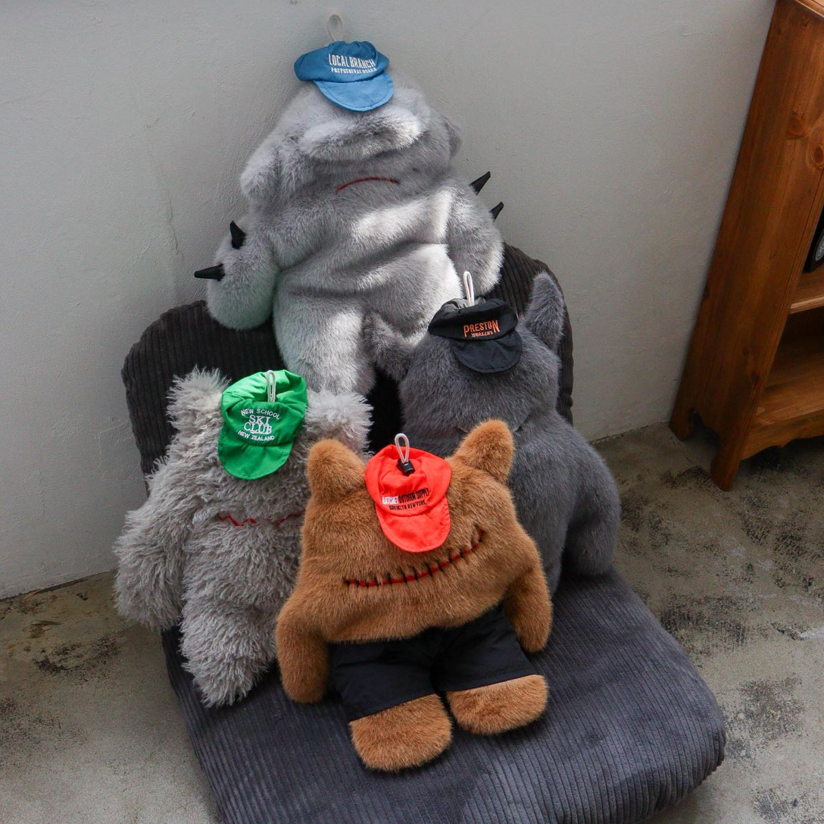 FOUND SOUVENIR STREET MONSTER HOT-WATER BAG COVER  /ファウンドスーベニア ストリートモンスター湯たんぽカバー