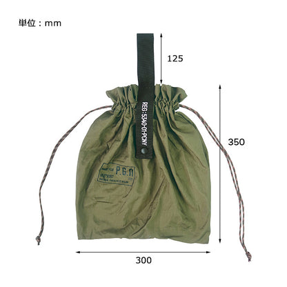 PACKABLE PARACHUTE NYLON BAG / パッカブル パラシュートナイロンバッグ