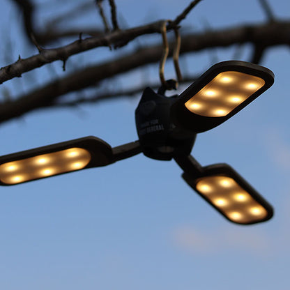 TRI-PANEL SOLAR CHARGED LED LIGHT / トリ-パネル ソーラーチャージド エルイーディーライト