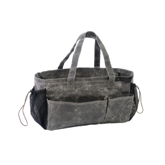 WAXED CANVAS TOOL BAG RECT / ワックスドキャンバス ツールバッグ レクト - GRAY