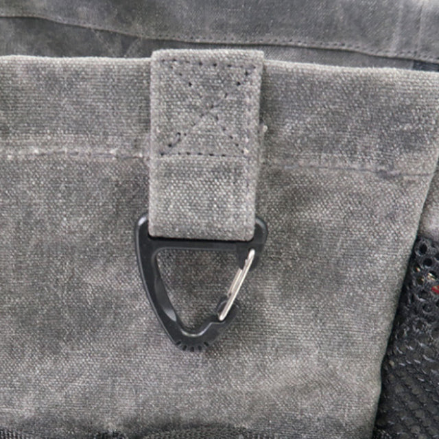 WAXED CANVAS TOOL BAG RECT / ワックスドキャンバス ツールバッグ レクト - GRAY