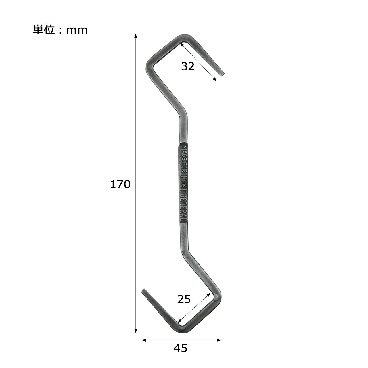 INDUSTRIAL HOOK LONG -PACK2-/インダストリアルフック ロング パックツー