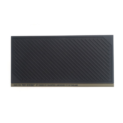 RUBBER DOORMAT / ラバー ドアマット - BLACK