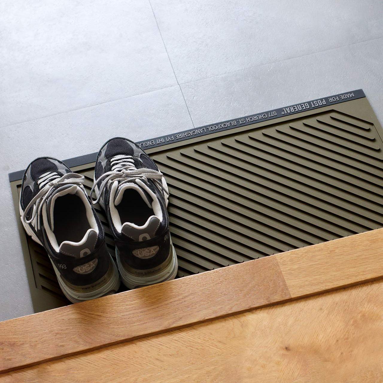 RUBBER DOORMAT / ラバー ドアマット - BLACK