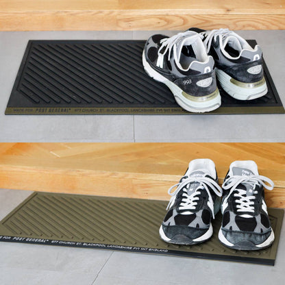 RUBBER DOORMAT / ラバー ドアマット - BLACK