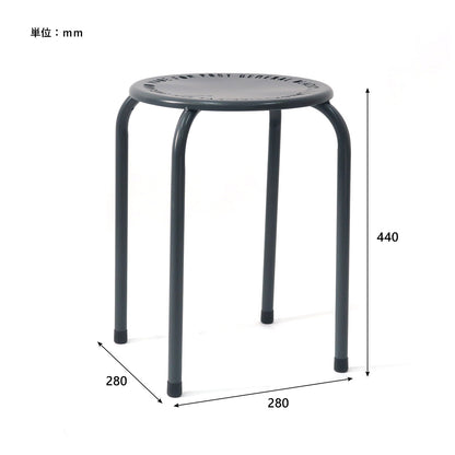 STACKABLE METAL STOOL / スタッカブルメタルスツール