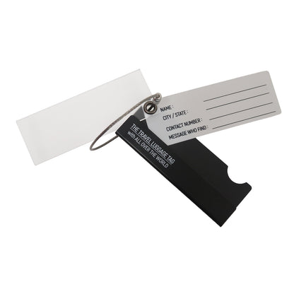 ALUMINUM TRAVEL LUGGAGE TAG / アルミナムトラベルラゲッジタグ