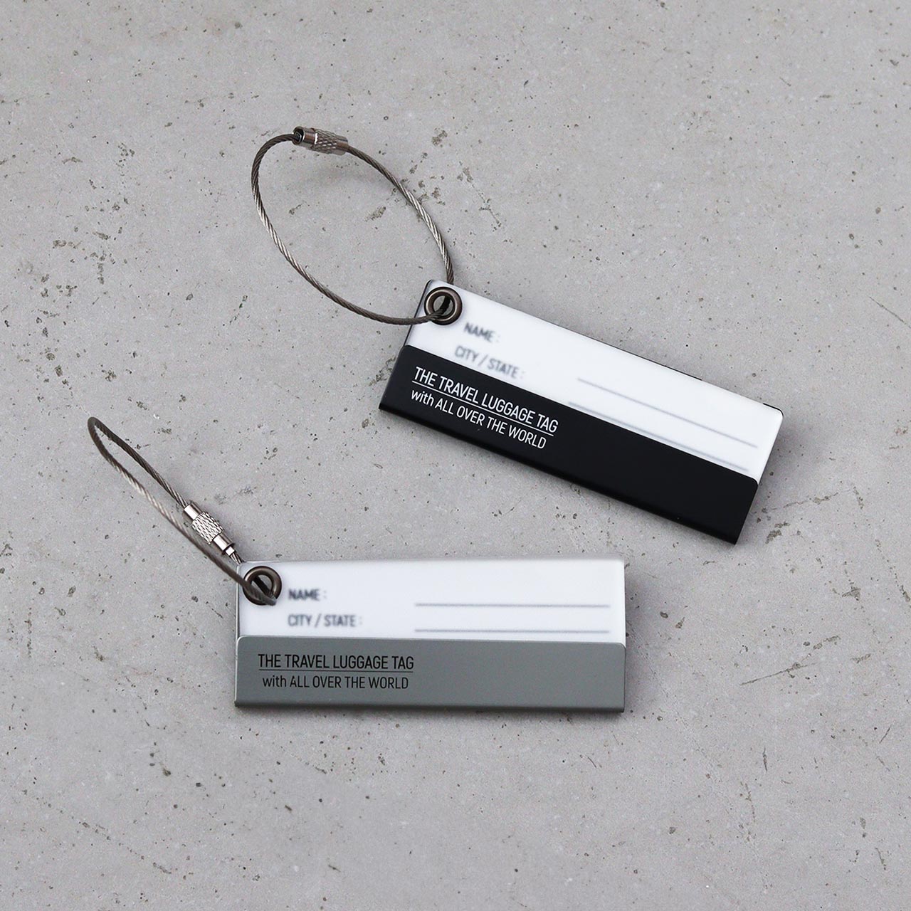 ALUMINUM TRAVEL LUGGAGE TAG / アルミナムトラベルラゲッジタグ