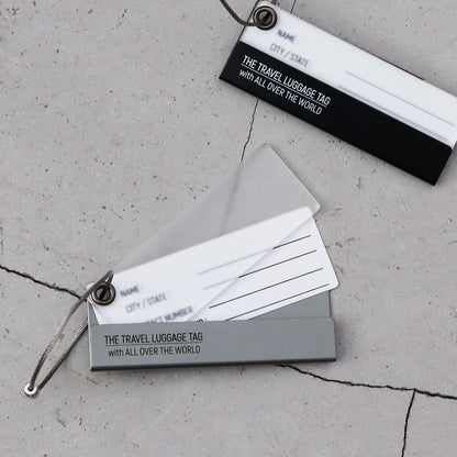 ALUMINUM TRAVEL LUGGAGE TAG / アルミナムトラベルラゲッジタグ