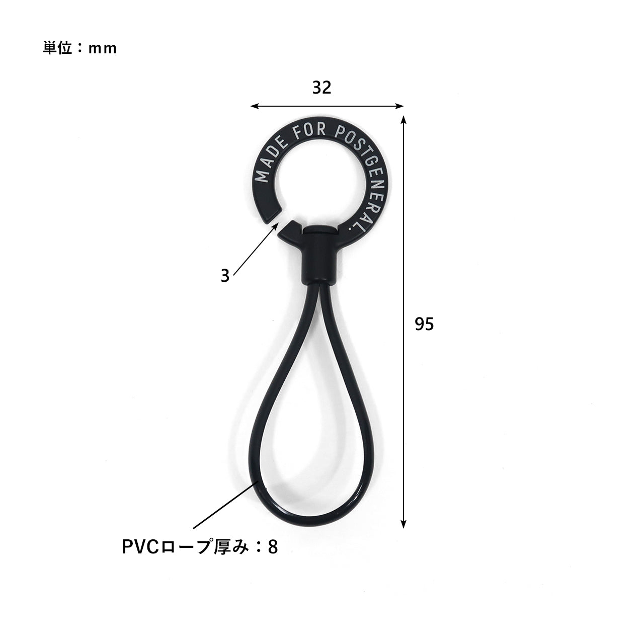 ZINC ALLOY KEY RING/ ジンクアロイ キーリング