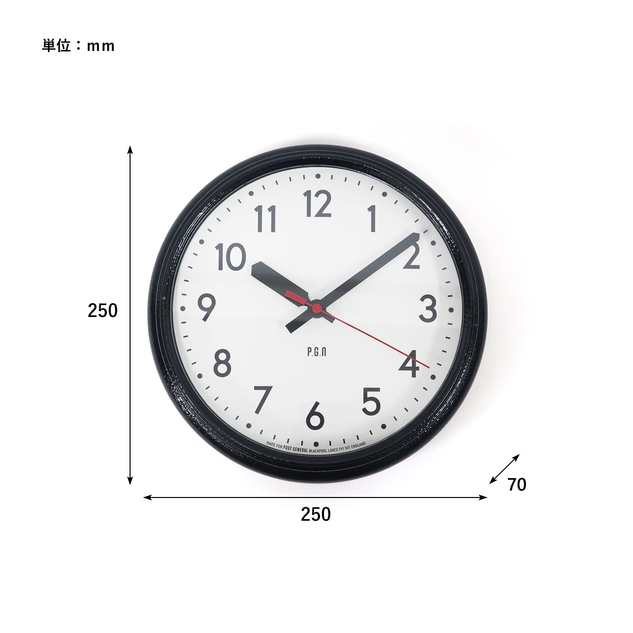 SCHOOLHOUSE WALL CLOCK / スクールハウス ウォールクロック