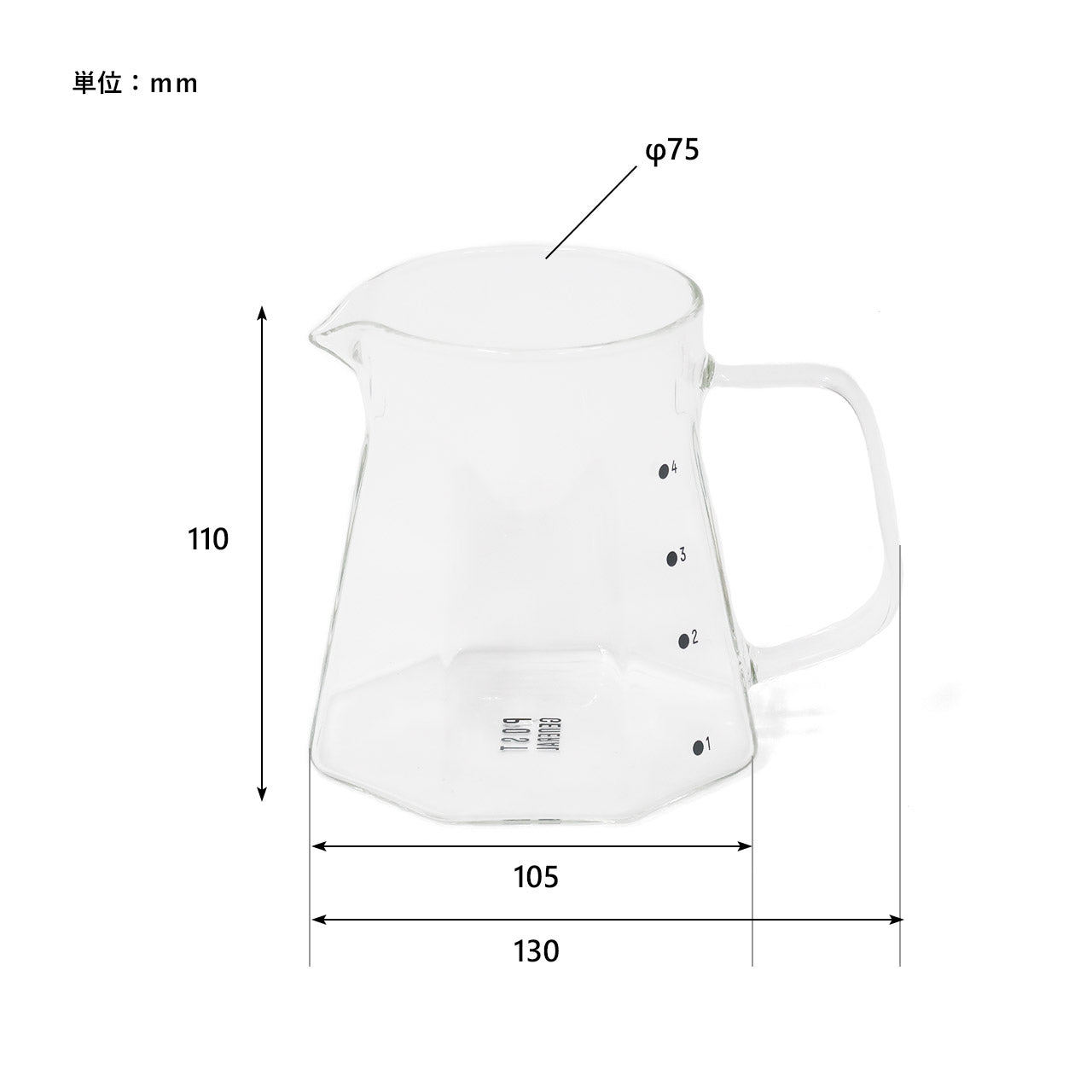 コーヒードリッパー / コーヒーガラスポット450ml