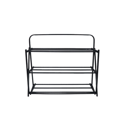 FOLDABLE SHOES RACK HAMMERTONE  / フォルダブルシューズラック ハンマートンBK