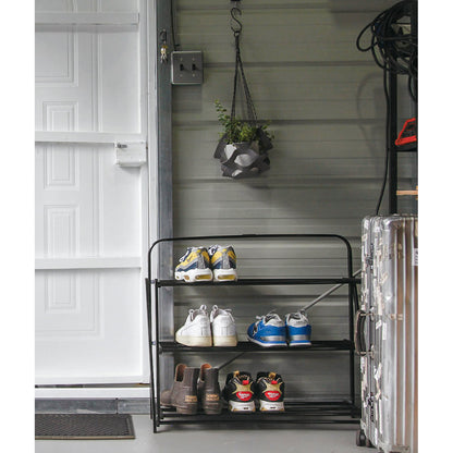 FOLDABLE SHOES RACK HAMMERTONE  / フォルダブルシューズラック ハンマートンBK