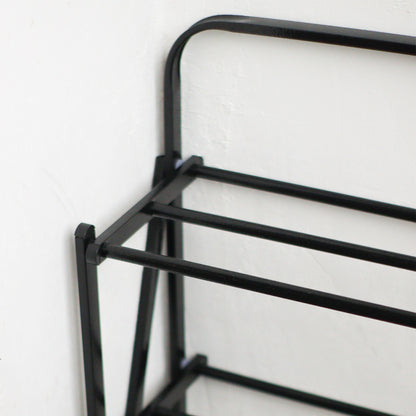 FOLDABLE SHOES RACK HAMMERTONE  / フォルダブルシューズラック ハンマートンBK