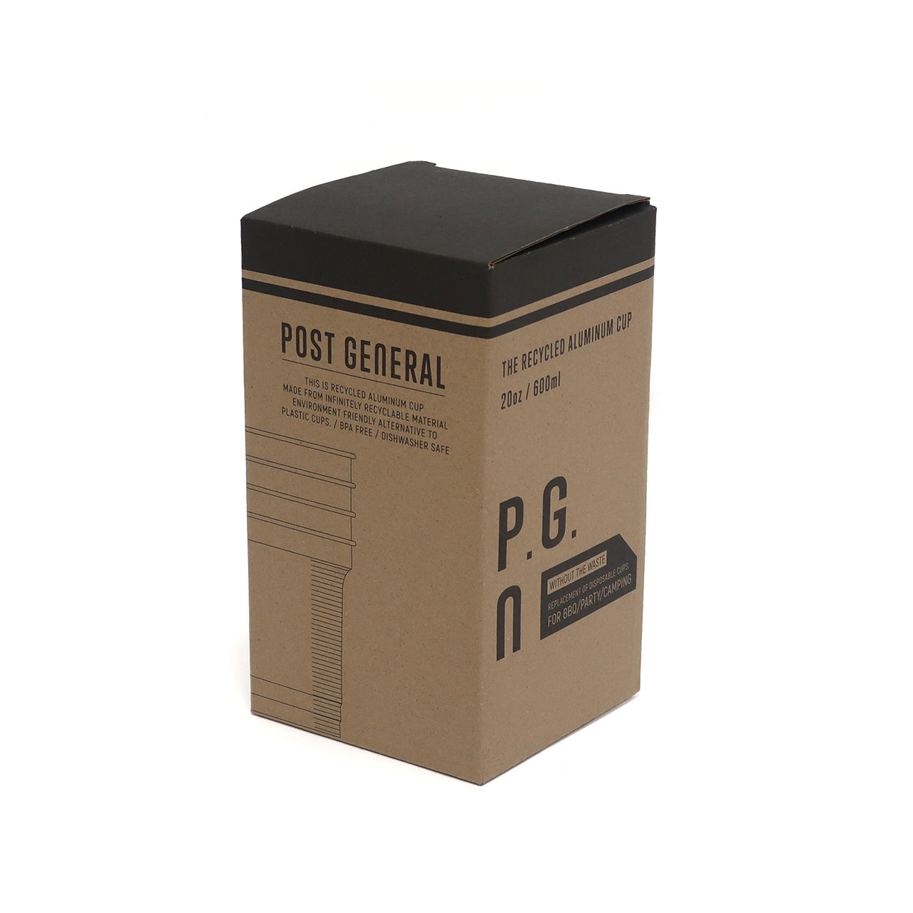 RECYCLED ALUMINUM CUP -PACK4- / リサイクル アルミナムカップ 4個セット