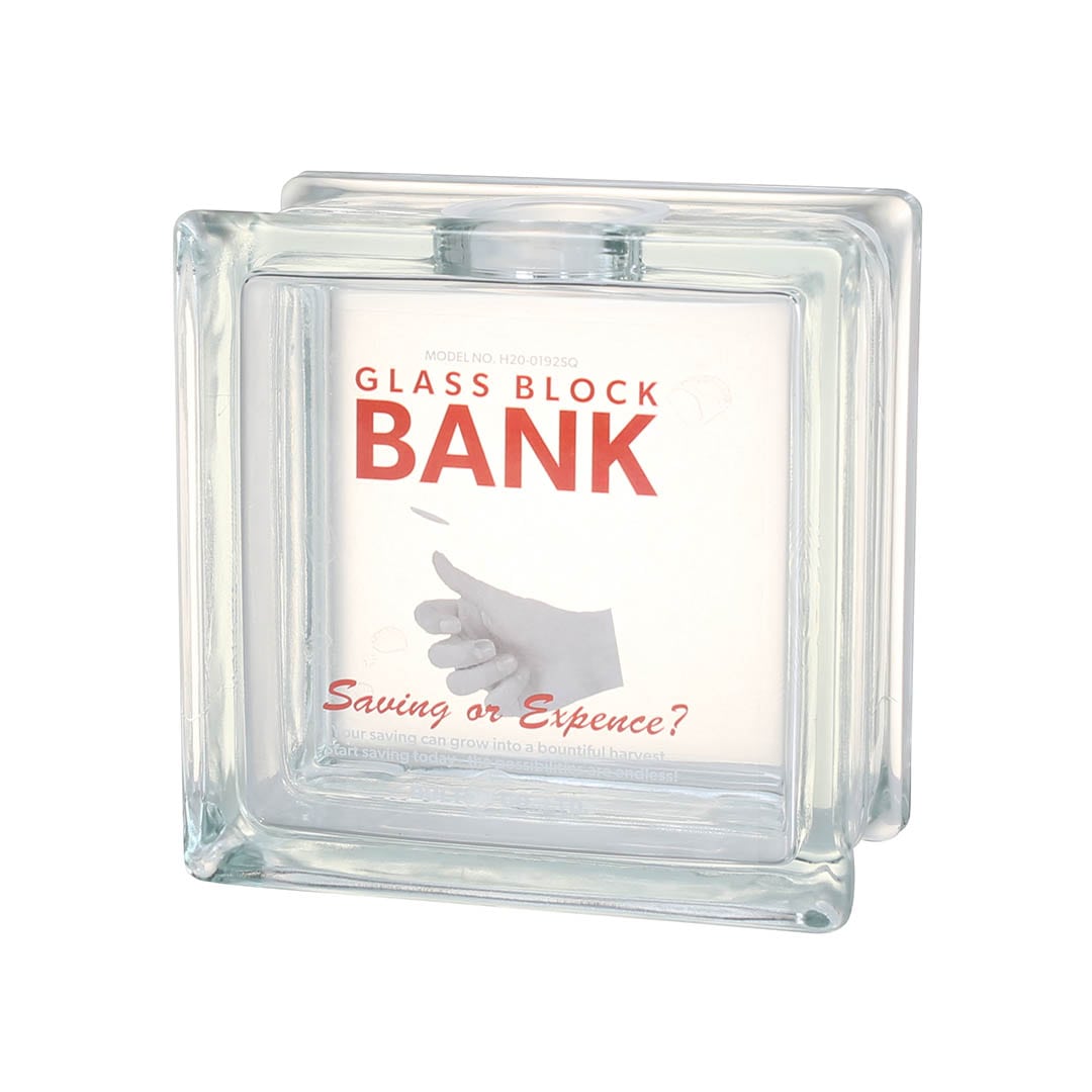 GLASS BLOCK BANK SQUARE