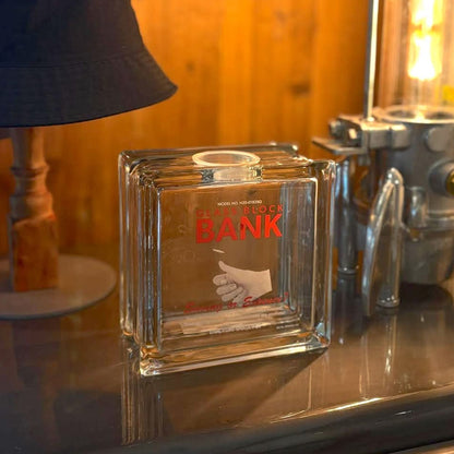 GLASS BLOCK BANK SQUARE