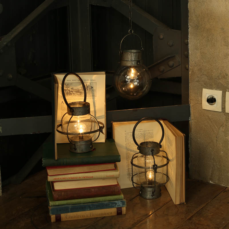 L.E.D LANTERN A.SILVER