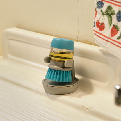 DISPENSER BRUSH W/TRAY