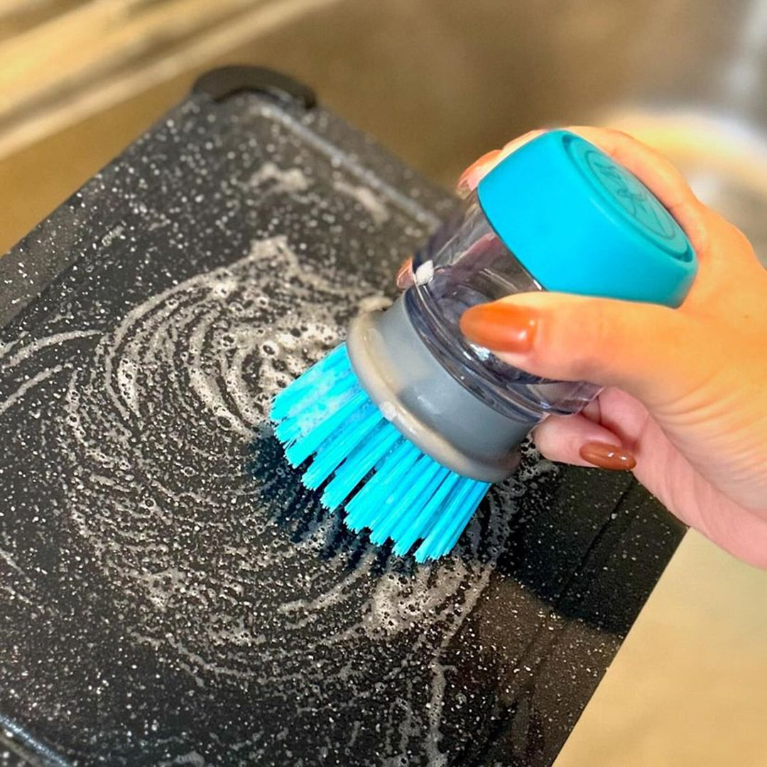 DISPENSER BRUSH W/TRAY