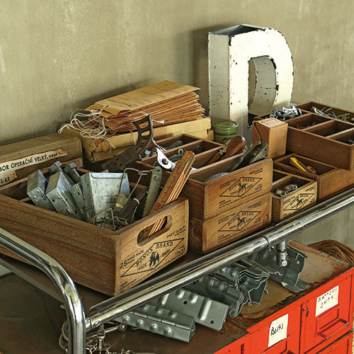 12 PARTITION WOODEN BOX