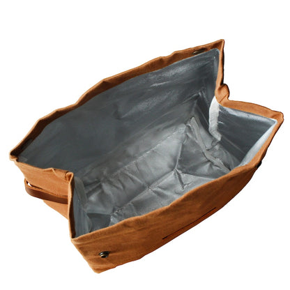 WAX CANVAS LUNCH BAG