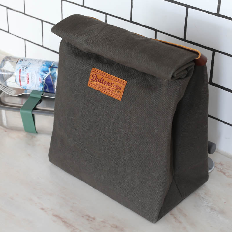 WAX CANVAS LUNCH BAG