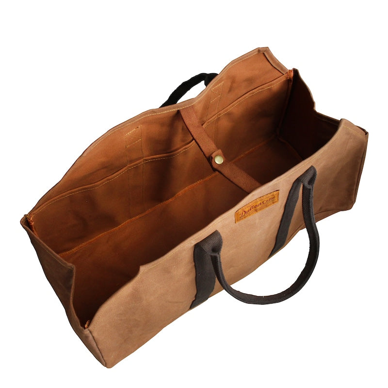 WAX CANVAS LOG BAG