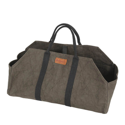 WAX CANVAS LOG BAG