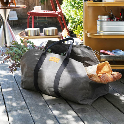 WAX CANVAS LOG BAG